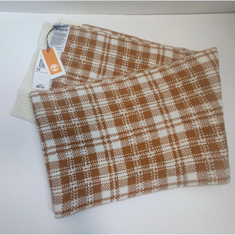 🆕 Timberland Plaid Thick Warm Fall Winter Unisex Scarf Streetwear Academia (OS)